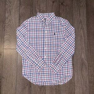 Polo Ralph Lauren Kids Plaid Button-Down Shirt - Blue, Pink, White